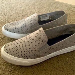 Grey Sperry’s, worn before!